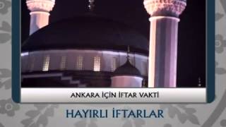 Mehmet Atıcı Ankara için iftar vakti Akşam EZANİ 18062015 [upl. by Nehgaem]