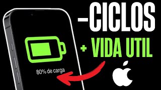 🔋¿Cómo tener MENOS ciclos en iPhone CUIDA tu BATERIA al MAXIMO [upl. by Ahsen]