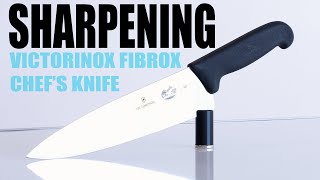 Three Ways to Sharpen the Victorinox Fibrox 8quot Chefs Knife [upl. by Grous]