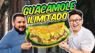 GUACAMOLE ILIMITADO en TAQUERÍA de ASADA [upl. by Neill]