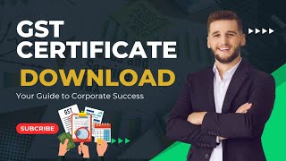 How to download gst certificate  LearningedupointRCK [upl. by Ganley]