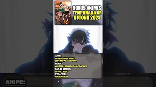 NOVOS ANIMES DA TEMPORADA DE OUTONO 2024  ANIME COMÉDIA SOBRE ASSASSINA TRABALHANDO COMO EMPREGADA [upl. by Amarette]