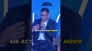 Dhoni About His Acting In Films🎬MS Dhoni [upl. by Adnaram]