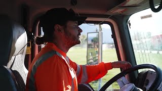 Snow Rodeo testing heavy equipment operators skills in Missoula [upl. by Aznola]