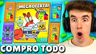 COMPRO TODA LA TIENDA del CRUSTACEO CASCARUDO de BOB ESPONJA en BRAWL STARS [upl. by Carlyle]