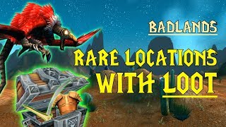 WoW Classic  Rare Mob Locations  UNIQUE LOOT  Badlands [upl. by Rifkin]