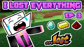 I Lost Everything  Minecraft Survival 3  Prash Gaming [upl. by Bj209]