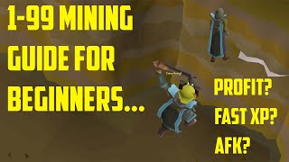 199 Mining guide for beginners OSRS Fastest AFK Profit 2020 [upl. by Aicertap798]