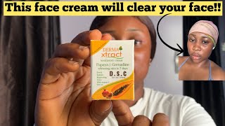 Review of Derma Xtract brightening facial cream  it cleared my face vivian alpha [upl. by Thorne2]