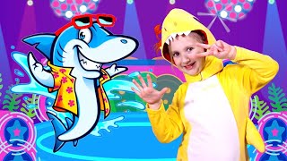 🐠 Disco Sharks 🤩 Baby Shark Disco 😁 Fun Dance ⚡ 동요와 어린이 노래 [upl. by Hyo]