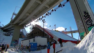 How Quebec City built a big air jump downtown  CBC Sports [upl. by Atiz]