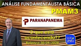 PMAM3  PARANAPANEMA SA ANÁLISE FUNDAMENTALISTA BÁSICA PROF SILAS DEGRAF [upl. by Gnay]