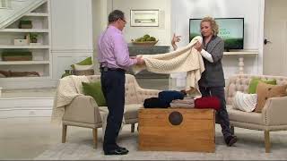 Kilronan Merino Wool Throw Blanket on QVC [upl. by Leuname677]