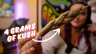 rolling a braided joint [upl. by Julina]