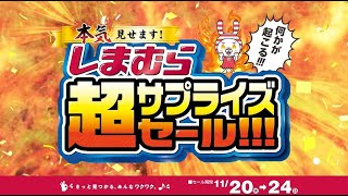 11月20日、しまむらで何かが起こる！本気見せます！ しまむら超サプライズセール開催！ [upl. by Animrelliug]