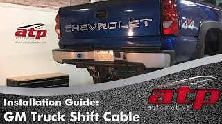 How to Remove amp Install a Shift Cable on Chevy Silverado or GMC Sierra Truck [upl. by Aneelahs523]