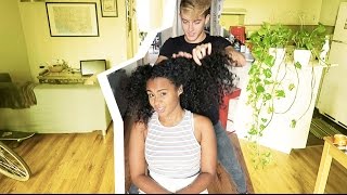 HOW TO STYLE CURLY HAIR 💁🏾  DamonAndJo [upl. by Franciska]