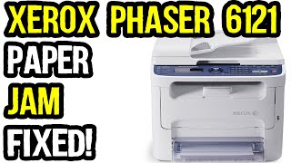 How to Fix Xerox Phaser 6121 MFP Paper Jam [upl. by Kammerer]