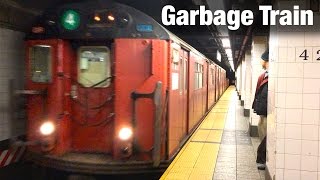 ⁴ᴷ R33WFR127 Garbage Train Passing Grand Central [upl. by Ailugram761]