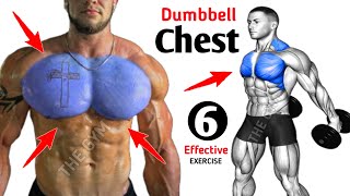 6 Fastest Effective Chest Workout With Dumbbells [upl. by Ledniahs]