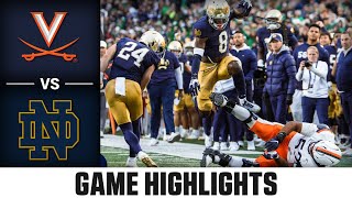 Virginia vs Notre Dame Game Highlights  202425 ACC Mens Basketball [upl. by Laniger]