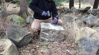 Splitting Granite Stone [upl. by Susette115]