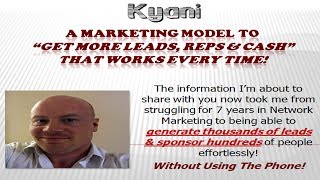 Kyani  The Ultimate Way To Get Leads amp New Reps [upl. by Arim]