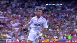 CRISTIANO RONALDO FIRST GOAL FOR REAL MADRID [upl. by Edna]