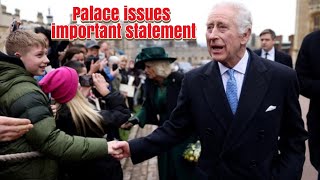 Buckingham Palace ISSUES important STATEMENT to celebrate noble cause [upl. by Castillo]