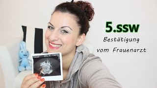 5 SSW  Bestätigung vom Frauenarzt  Babyartikelde [upl. by Dis]