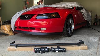 ‼️2003 mach 1 Mustang Corbeau harness bar install‼️ [upl. by Oned]