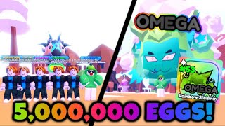 I HATCHED 5M EGGS USING 6 ACCOUNTS🥚 FREE HATCHERS ROBLOX⭐️ [upl. by Neerod]