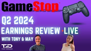 GME Q2 2024 Earnings Review LIVE  What Next For Gamestop Amidst Falling Sales [upl. by Bela]