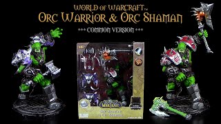 McFarlane ™ World Of Warcraft ™ Orc Warrior amp Orc Shaman  Common Version  Unboxing [upl. by Kayla380]