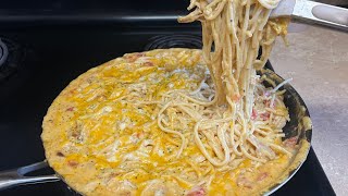 How I Made This Chicken Tetrazzini Or Chicken Spaghetti [upl. by Amrac]