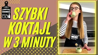 Szybki i pyszny Koktajl Brokułowo Bananowy w 3 minuty🍌🥦😋fit smoothie koktajl brokuł banan [upl. by Yelyak]