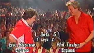 Eric Bristow vs Phil Taylor  1990 World Finals Part 13 [upl. by Adien]