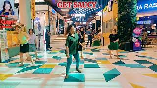 Get Saucy  line dance  Rebecca Lee MY amp Grace David KOR  Living Plaza Puri [upl. by Ansev]