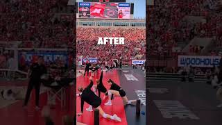 90K Fans attended the Nebraska vs Omaha Women’s Volleyball Match at the Memorial Stadium [upl. by Aticilef]