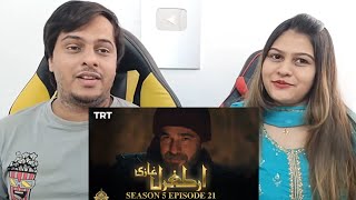 Ertugrul Ghazi Urdu  Episode 21 Season 5 [upl. by Wershba790]