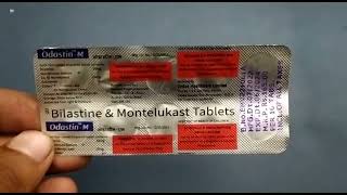 Odastin M Tablet  Odastin M 20mg10mg Tablet  Bilastine amp Montelukast Tablets  Odastin M Tablet [upl. by Dry539]