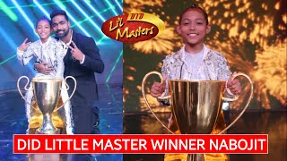 DID Little Master Season 5 Winner Nobojit 26 June 2022 Grand Finale Adhyashree Appun Pegu [upl. by Giavani]