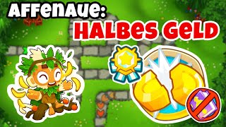 Affenaue halbes Geld  ohne Affenwissen Monkey Meadow BloonsTD6 [upl. by Odnanreh]