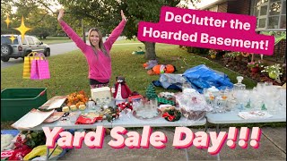 Hoarders ❤️ Extreme Declutter in the Basement Part 26 YARD SALE DAY [upl. by Onilatac]