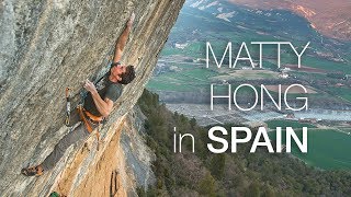 Matty Hong climbing in Spain [upl. by Yesak532]