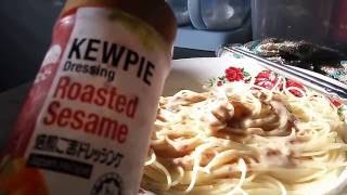 My first youtube cooking video  Simple sesame sauce noodle [upl. by Nerac]