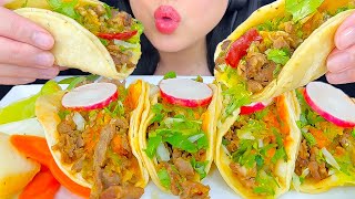 ASMR Tacos Serrano Peppers Pickled Carrots  Mukbang  Eating Sounds  ASMR Phan [upl. by Varick32]