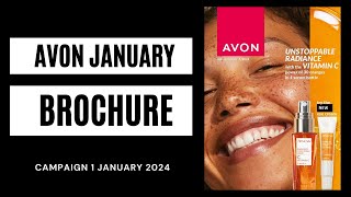 NEW AVON UK JANUARY 2024 BROCHURE Avon brochure [upl. by Felicia]