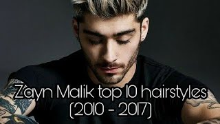 Zayn Malik top 10 hairstyles  Zayn Styles [upl. by Tjader229]