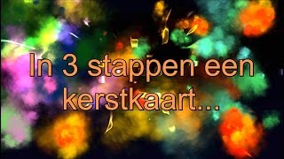 In 3 stappen een aquarel kerstkaart [upl. by Crotty959]